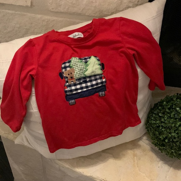 the clothesline Other - 3T Boys Embroidered Christmas shirt